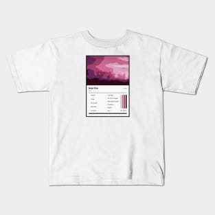 Holy Fire Tracklist Kids T-Shirt